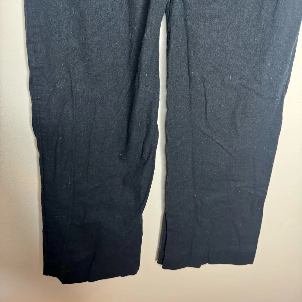 Abercrombie & Fitch Sloane Tailored Linen-Blend Pant Black XS